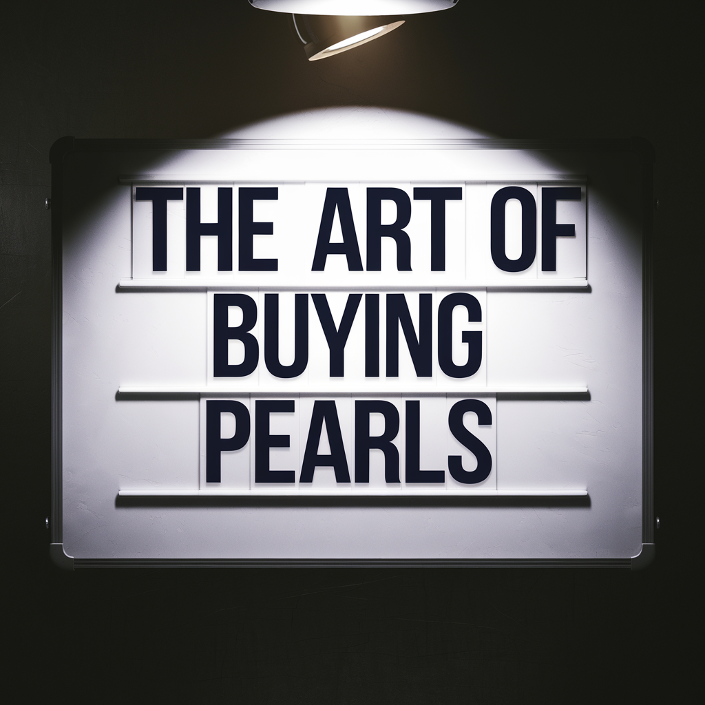 The art of buying pearls