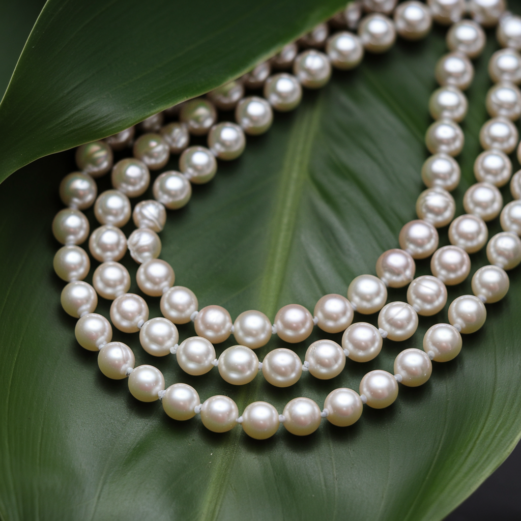 Hanadama pearl necklace