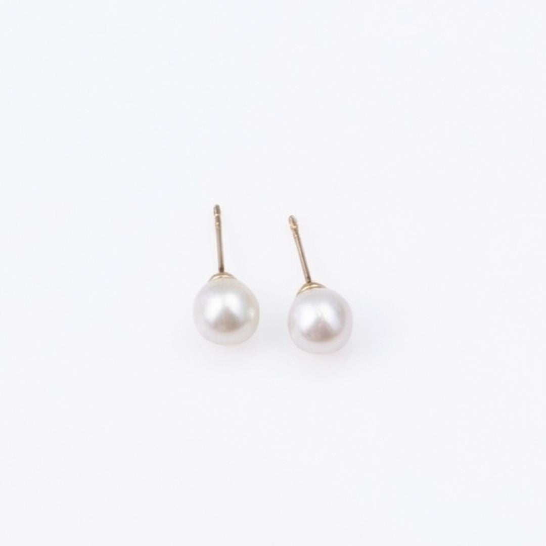 Trio South Sea Pearl Stud Earrings – 8.0 – 9.0 MM Natural Colours