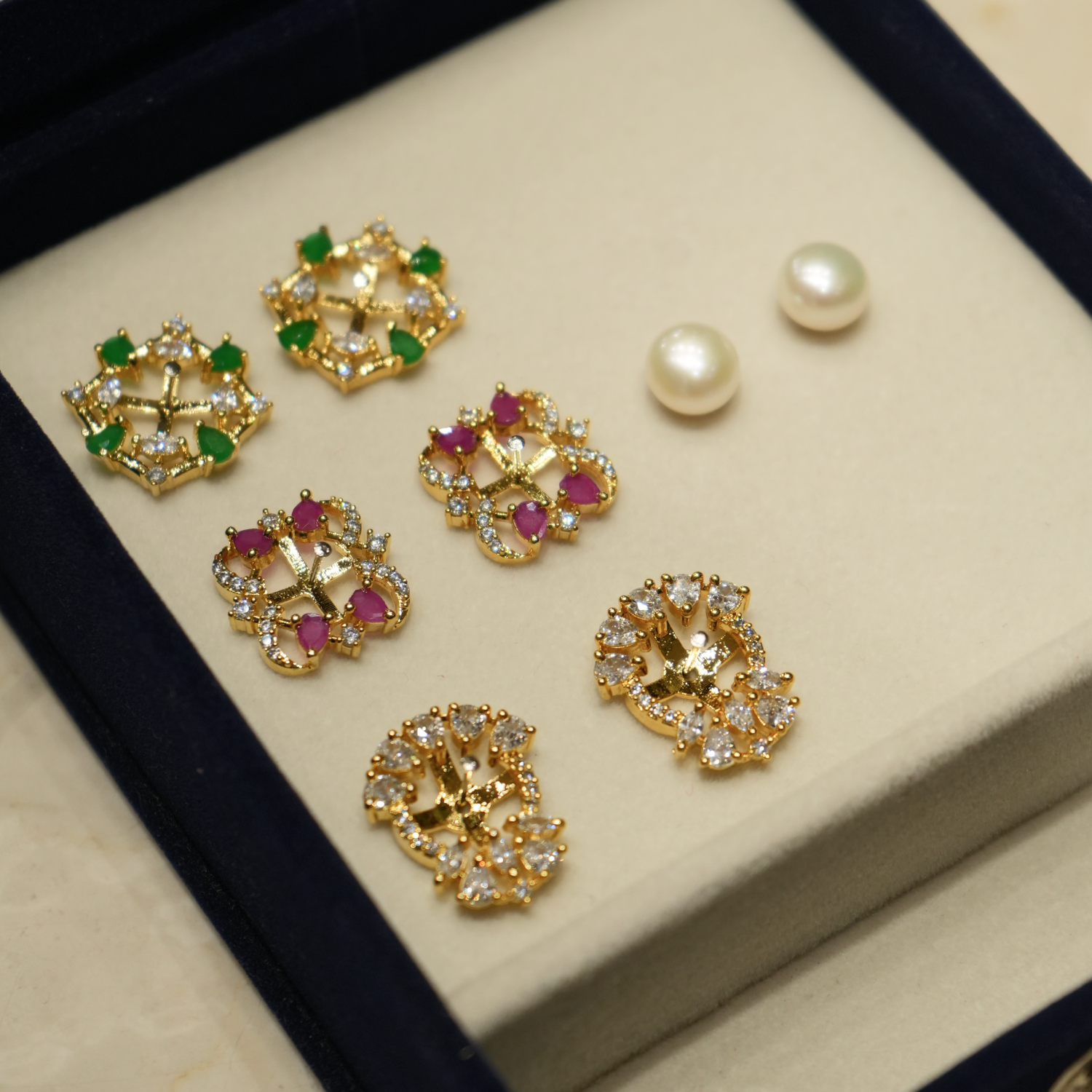 Pearl Pop Interchangeable Earrings Set