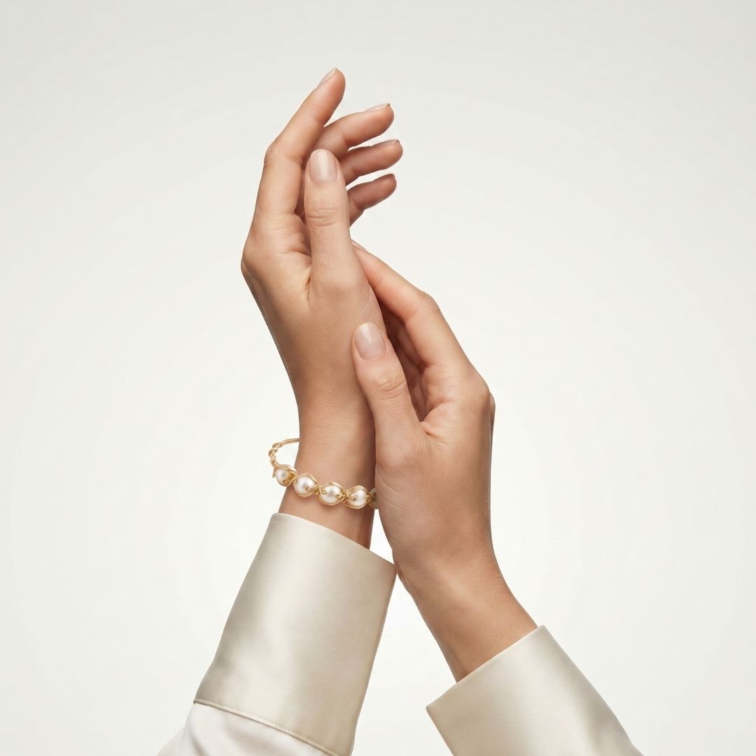 Golden Harmony 5 Freshwater Pearl Bracelet