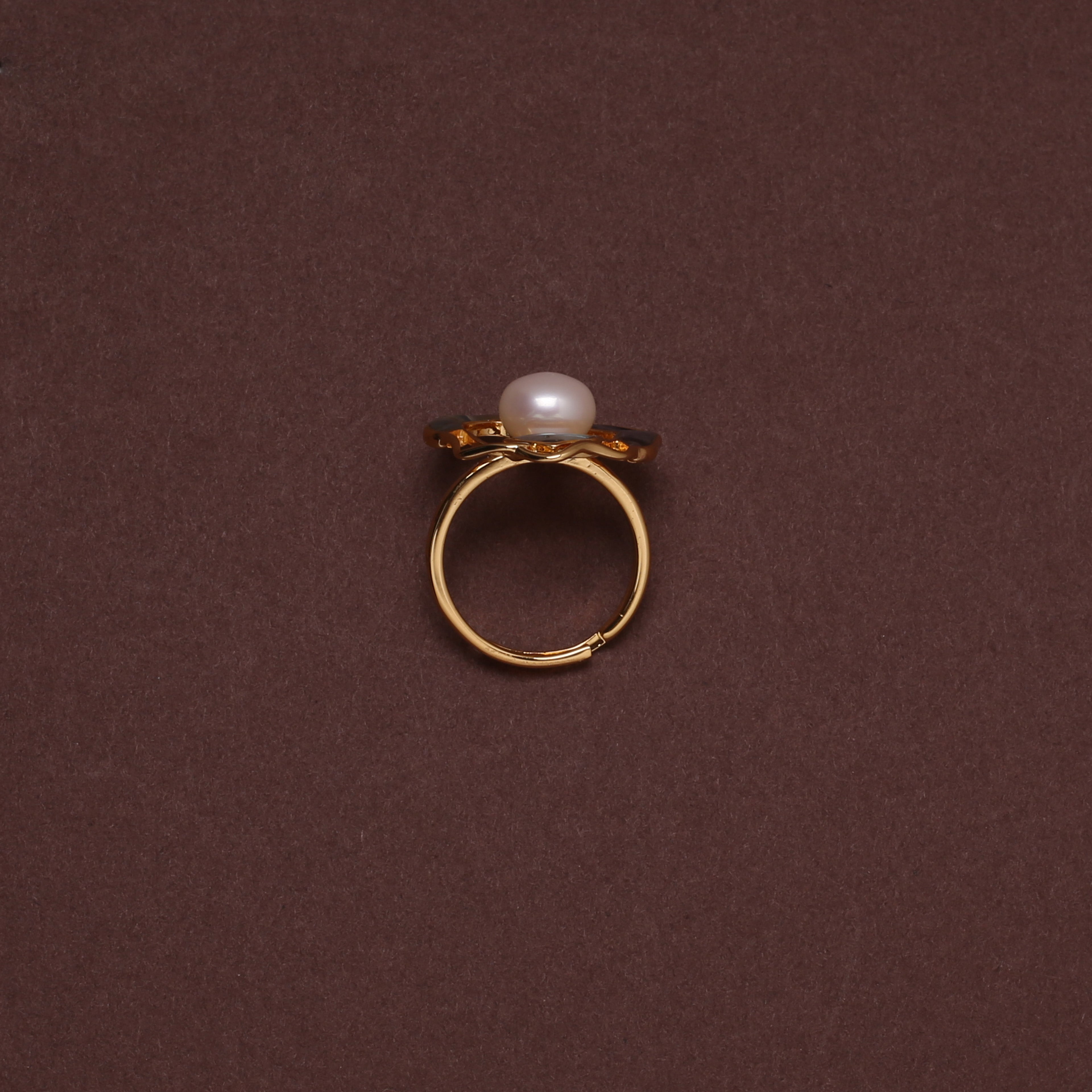 Blooming Elegance Freshwater Pearl Ring