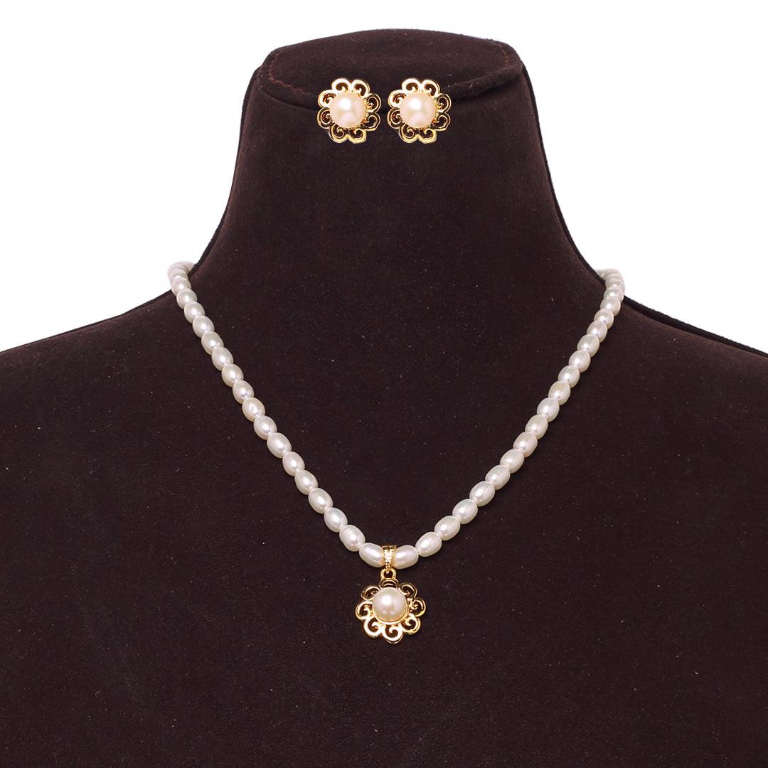 Oval Elegance Freshwater Oval Shape Pearl Set