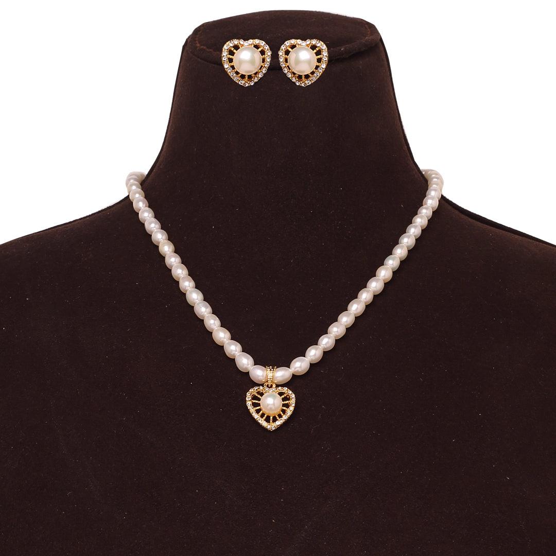 Heart of Elegance Freshwater Oval Shape Pearl Set