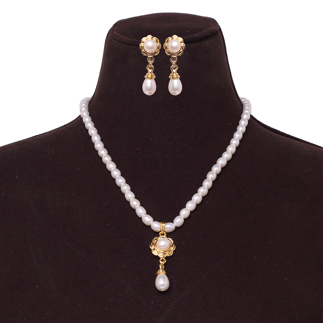 Freshwater Oval Shape Pearl Empress Set