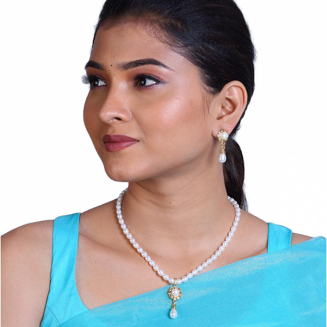Freshwater Oval Shape Pearl Empress Set