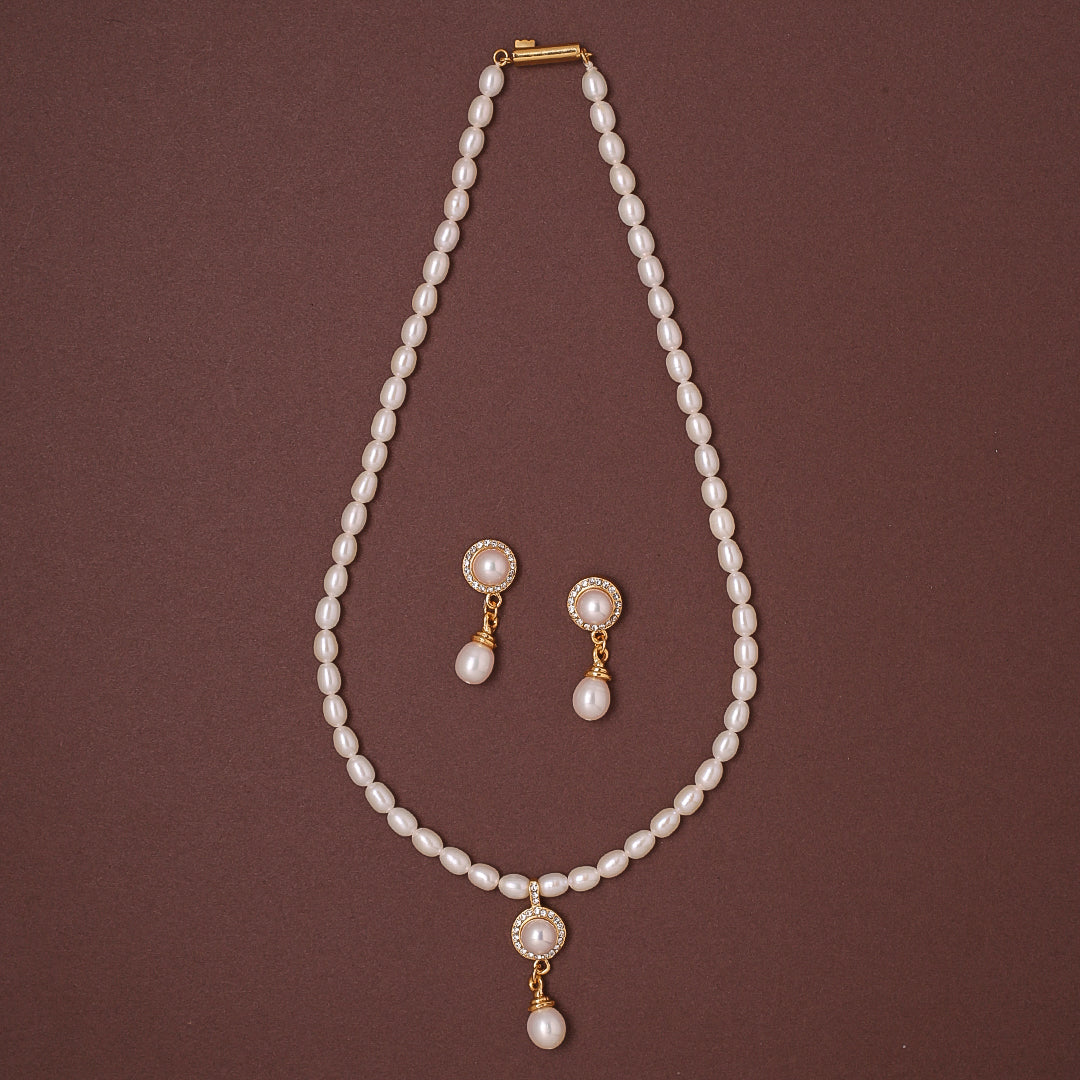 Freshwater Oval Shape Cherished Charm Pearl Set