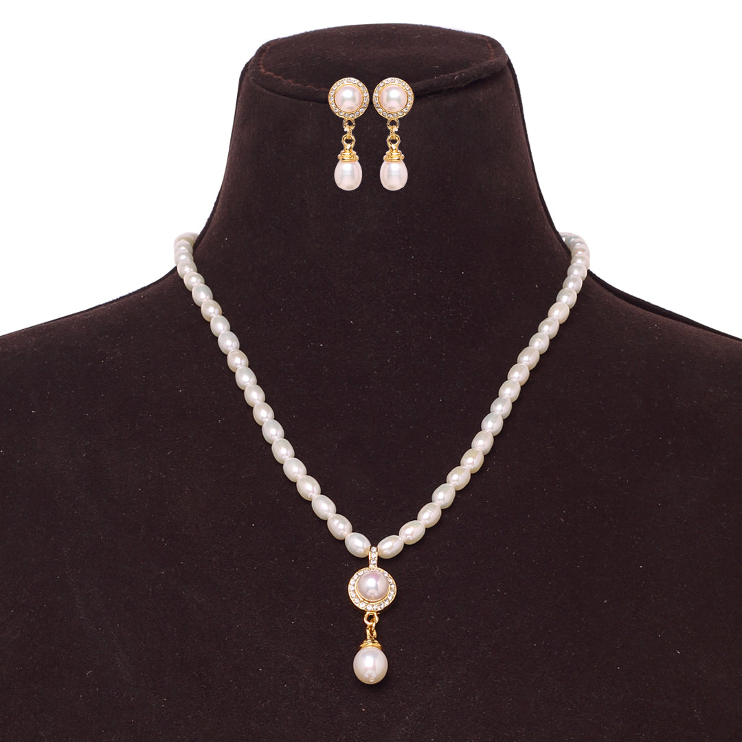 Freshwater Oval Shape Cherished Charm Pearl Set