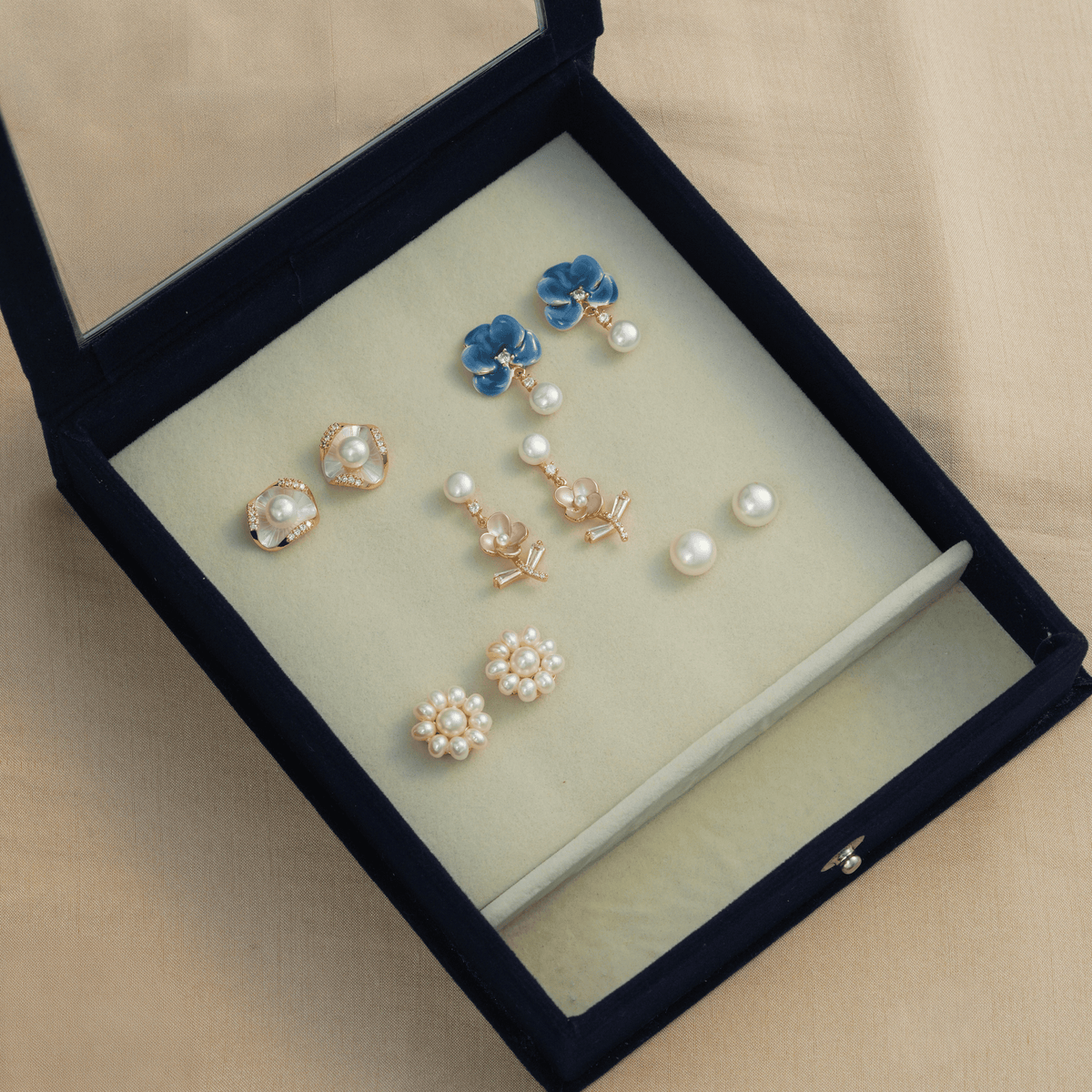 5-Pair Earrings Collection Box