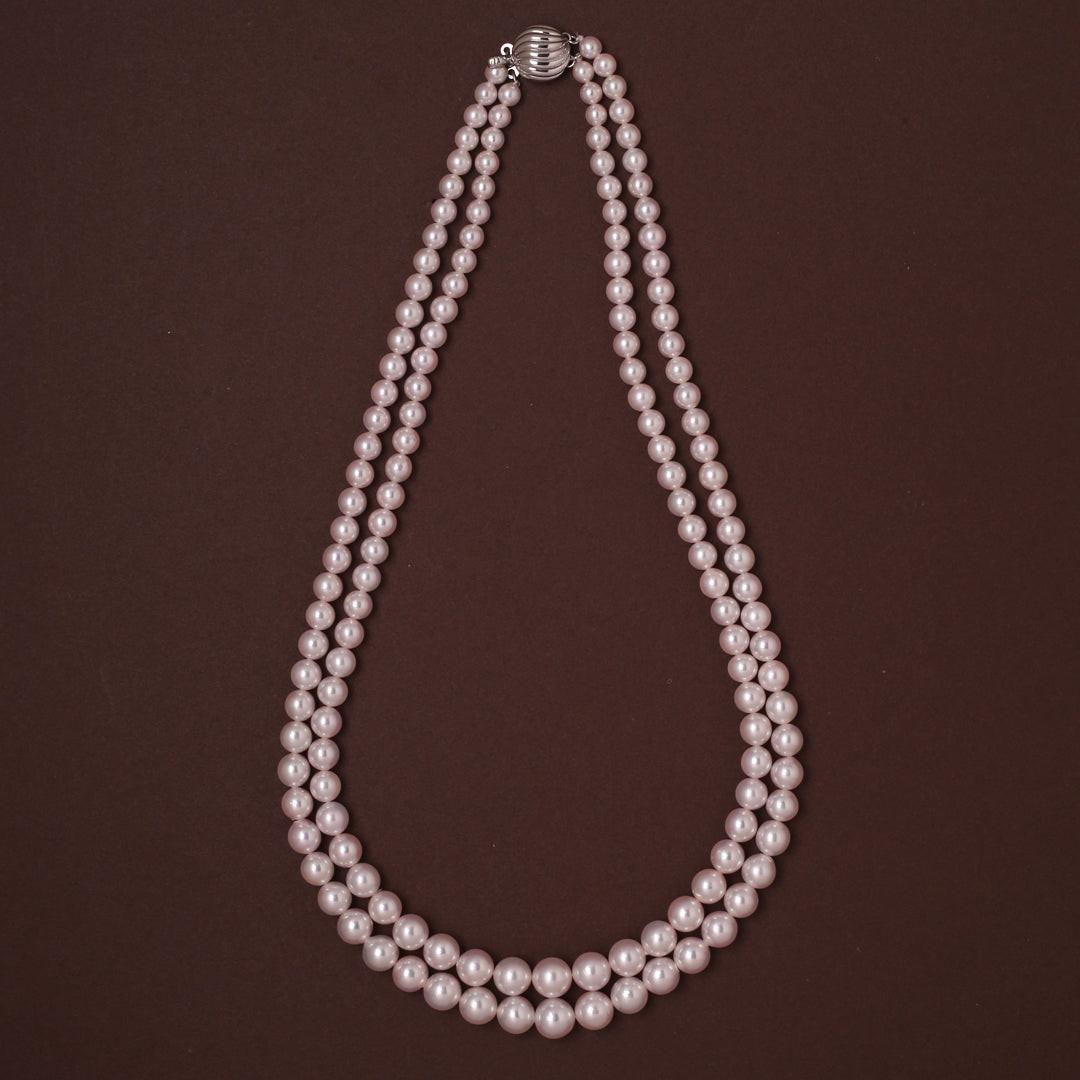 Graded Round White Japanese Akoya Pearl Necklace, 5–9mm, AAA Quality