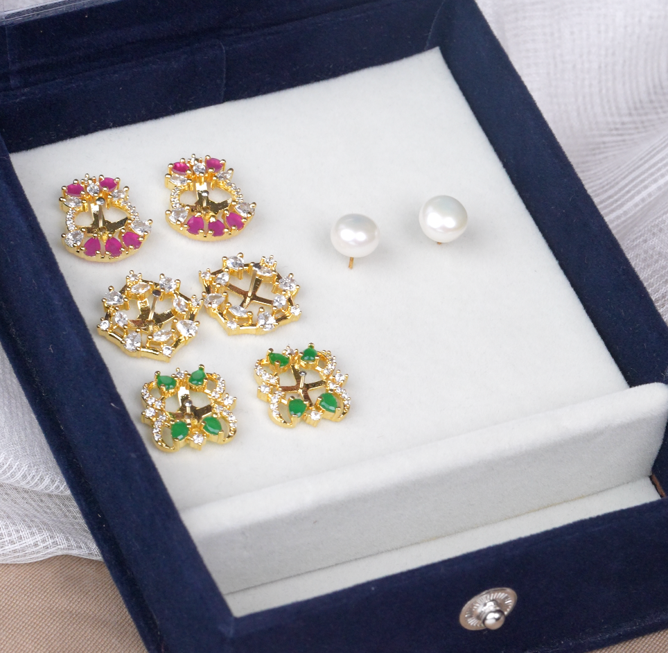 Pearl Pop Interchangeable Earrings Set