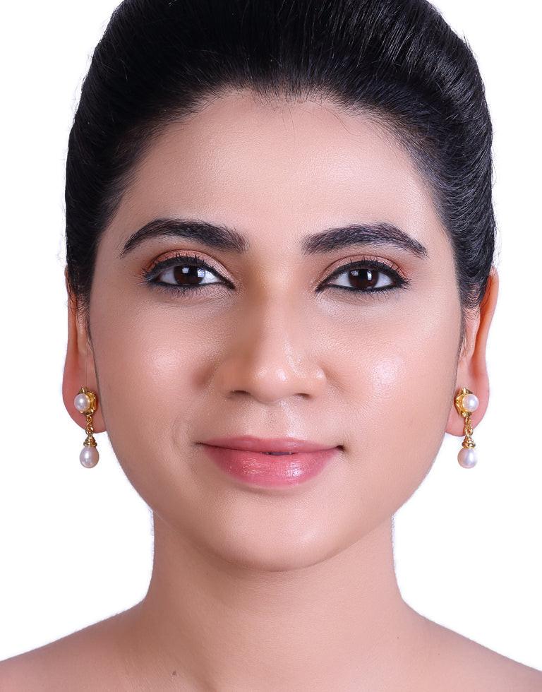 Freshwater Pearl Fancy Stud Earrings