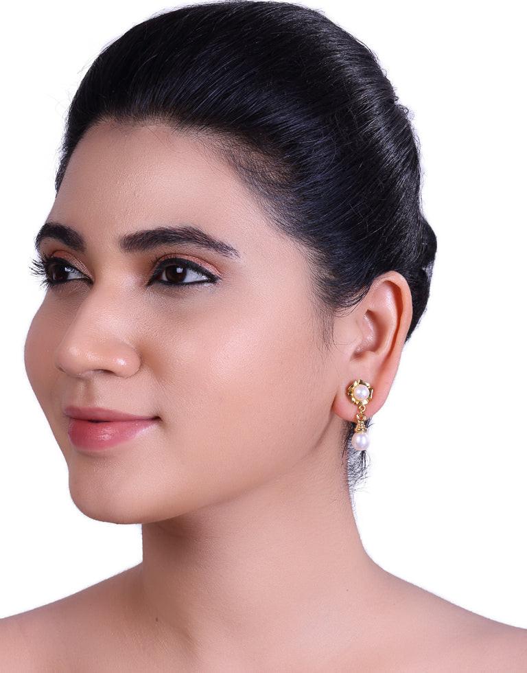 Freshwater Pearl Fancy Stud Earrings