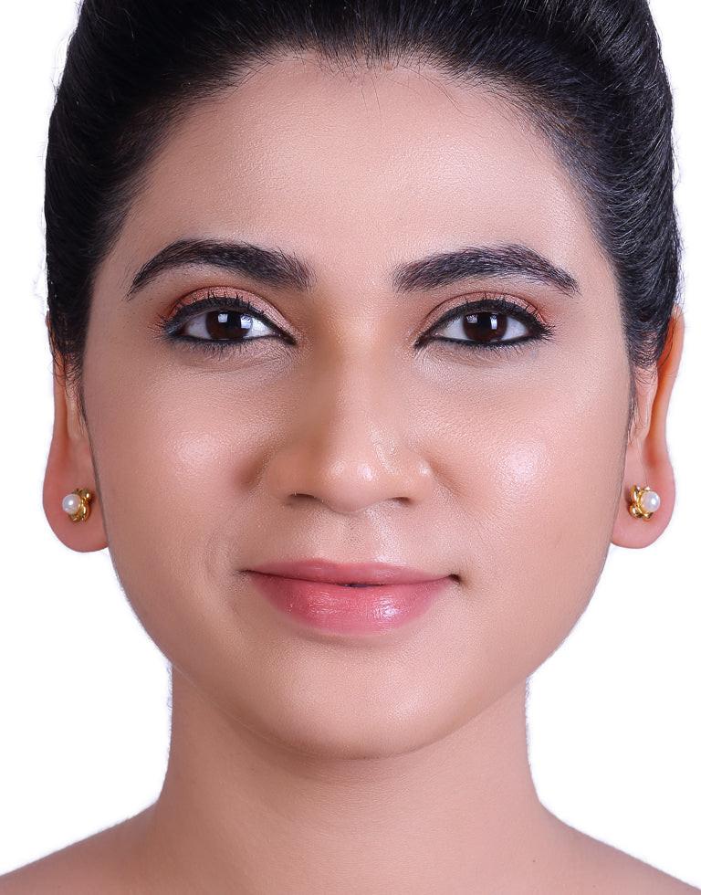 Elegant Freshwater Pearl Fancy Stud Earrings