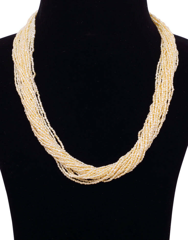 Goldanish Fine Keshi Pearl Necklace - Rope style