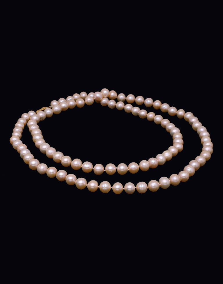 Dreamy Light Pink Freshwater Pearl Necklace