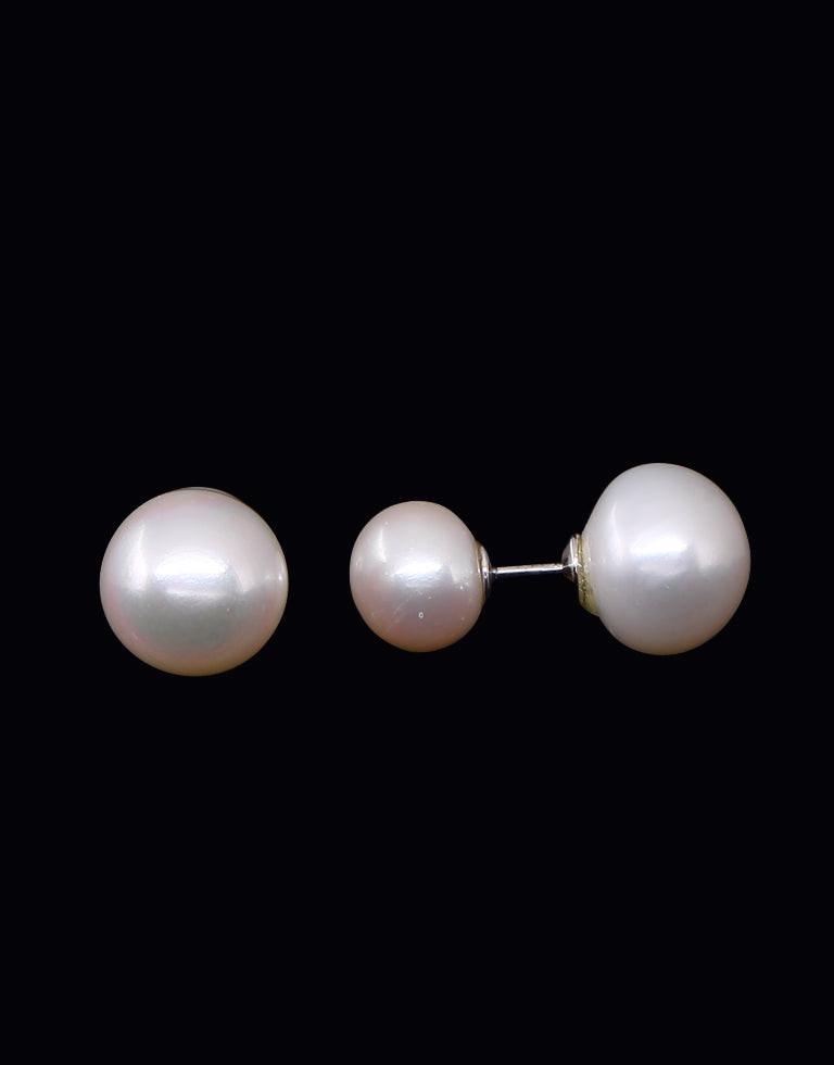 Elite Collection Freshwater Pearl Double Sided Front Back Tops