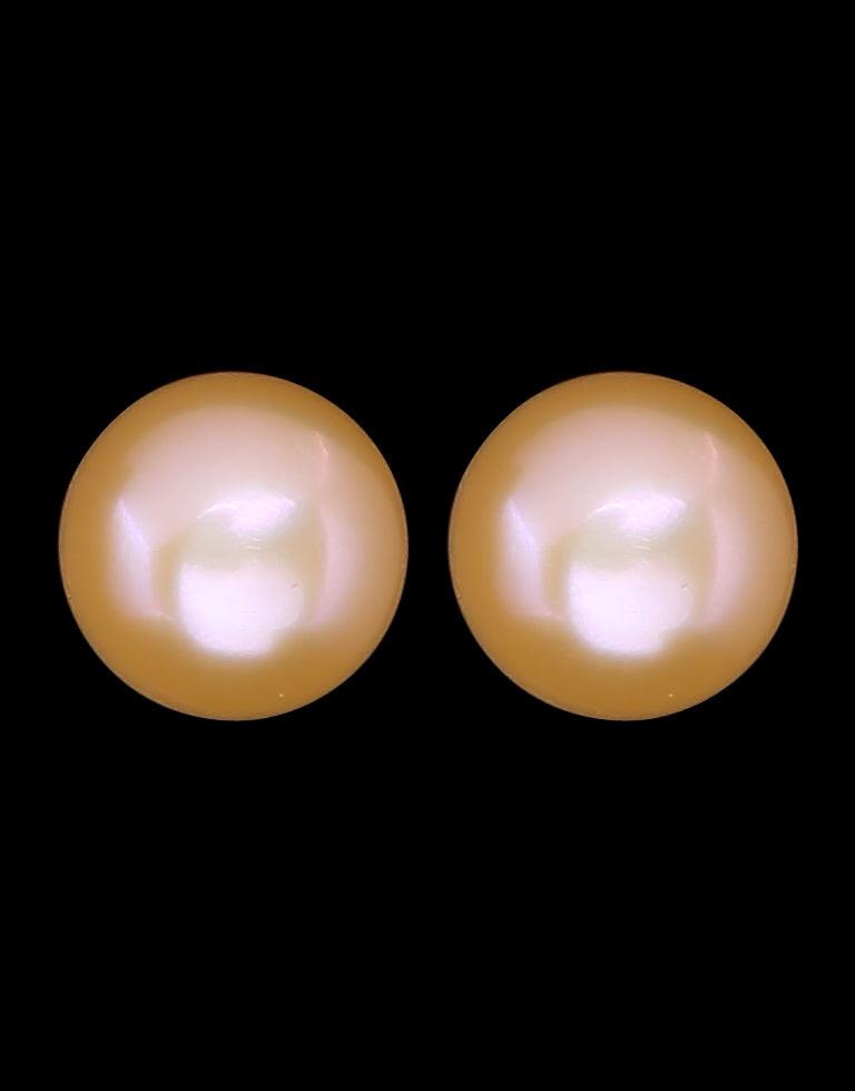 Pink Freshwater Pearl Stud Earring