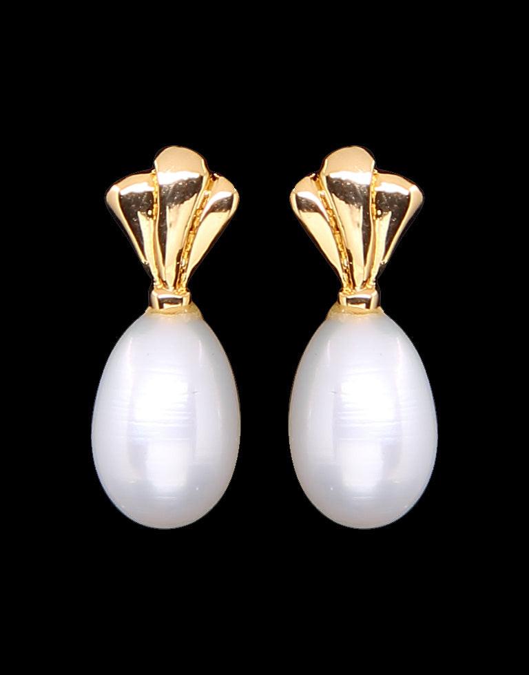 Ravishing Freshwater Pearl Fancy Stud Earrings