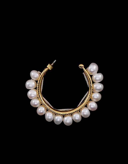 White Freshwater Pearl Traditional Round Bali