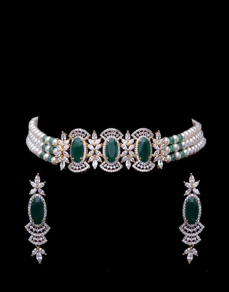 Freshwater Pearl Choker Necklace Set