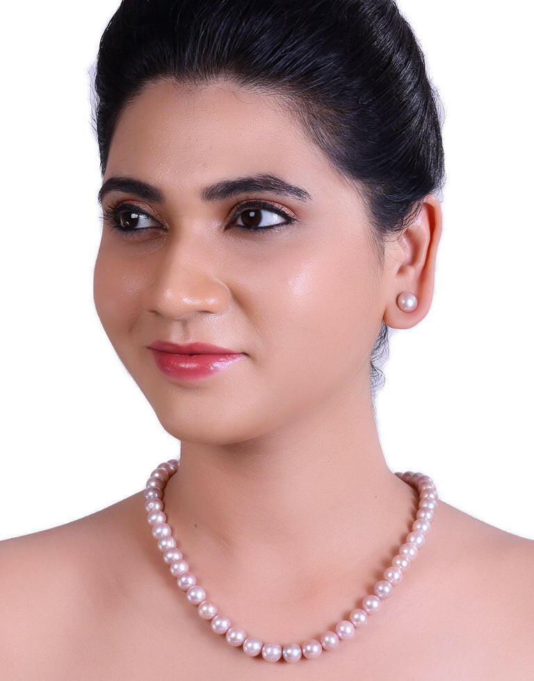 Lively Lavender Freshwater Pearl Necklace