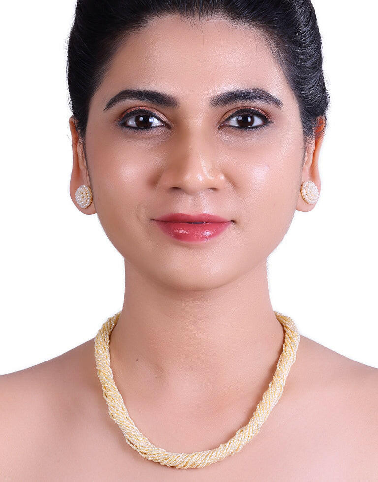 Goldanish Fine Keshi Pearl Necklace - Rope style