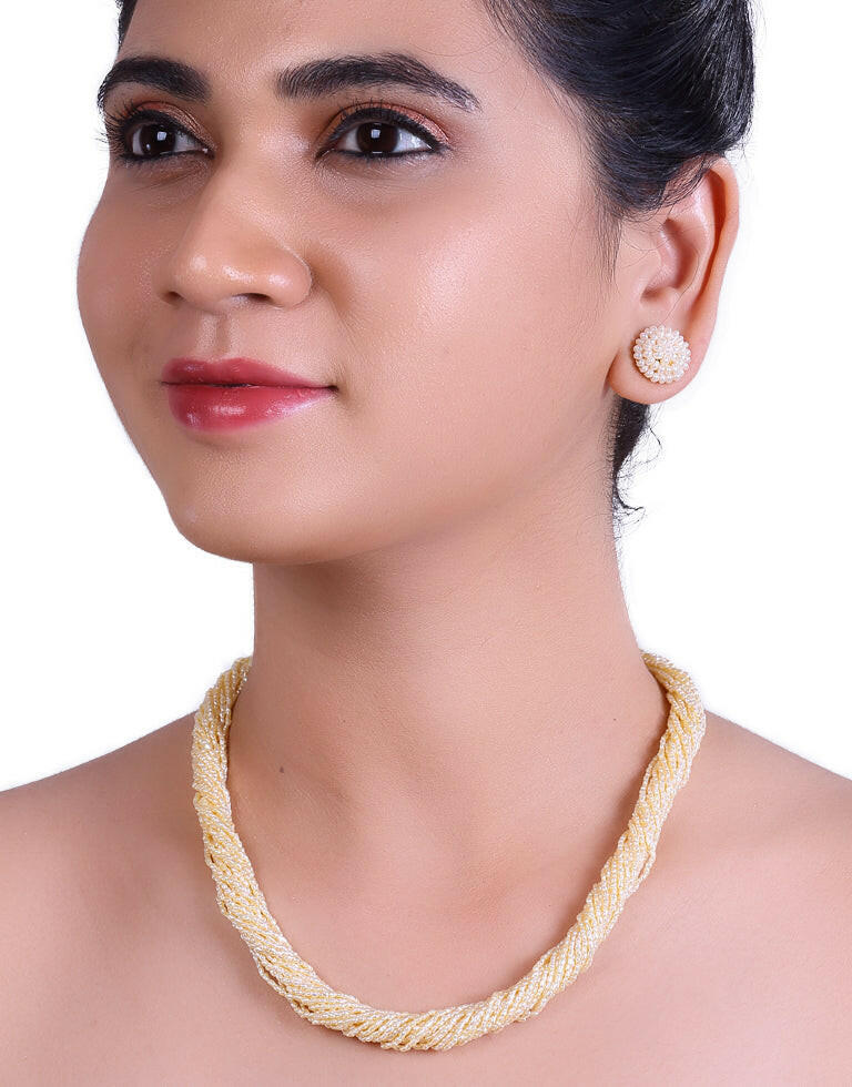Goldanish Fine Keshi Pearl Necklace - Rope style