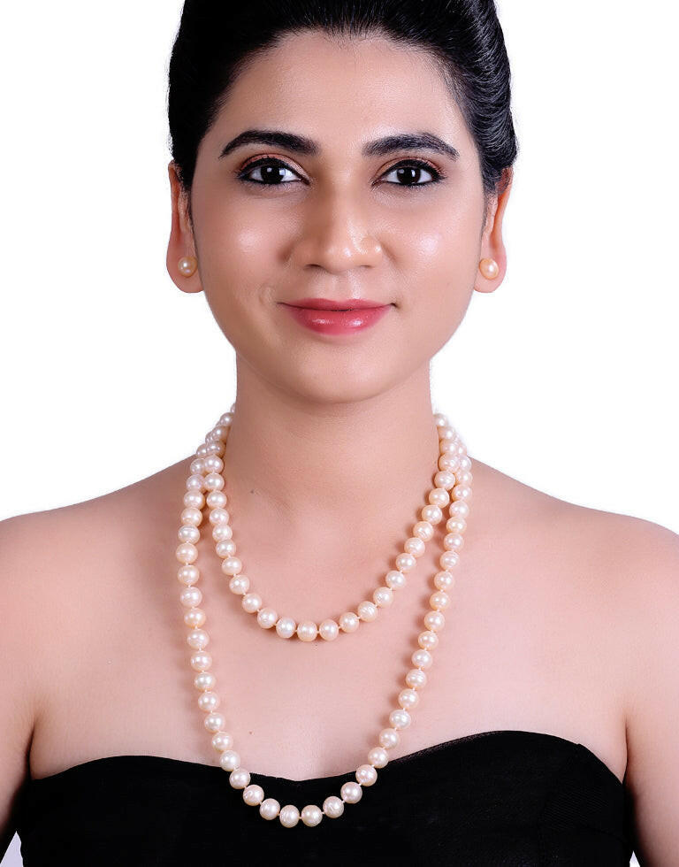 Dreamy Light Pink Freshwater Pearl Necklace