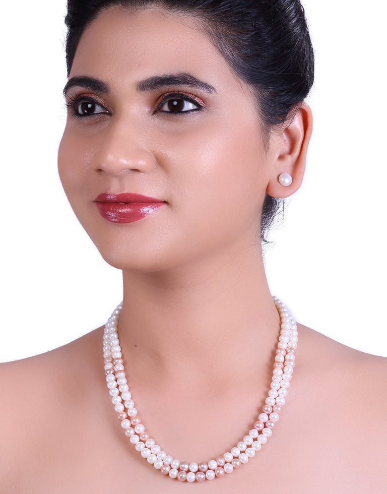 Luxurious Multi-Color Freshwater Pearl Necklace