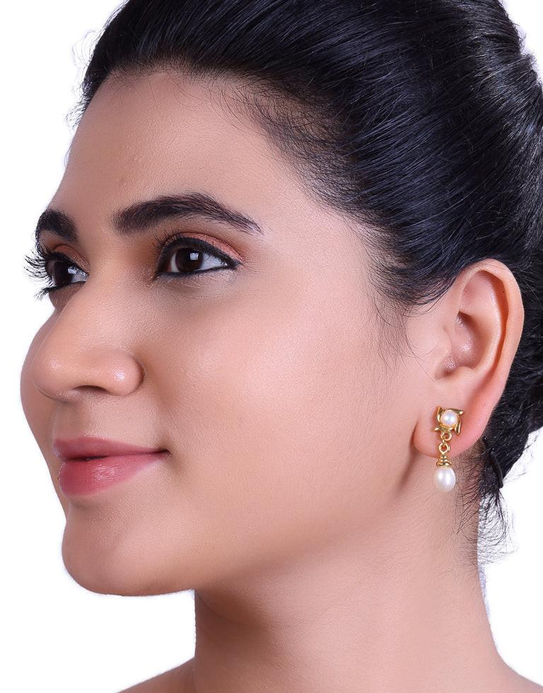 Freshwater Pearl Fancy Stud Earrings