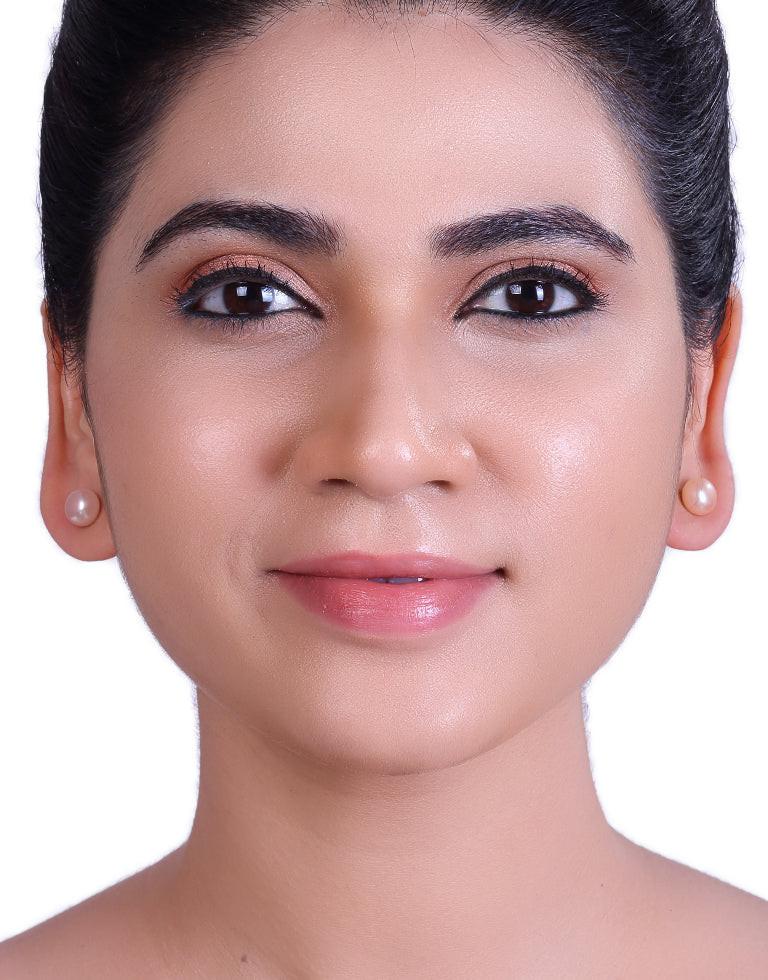 Pink Freshwater Pearl Stud Earring