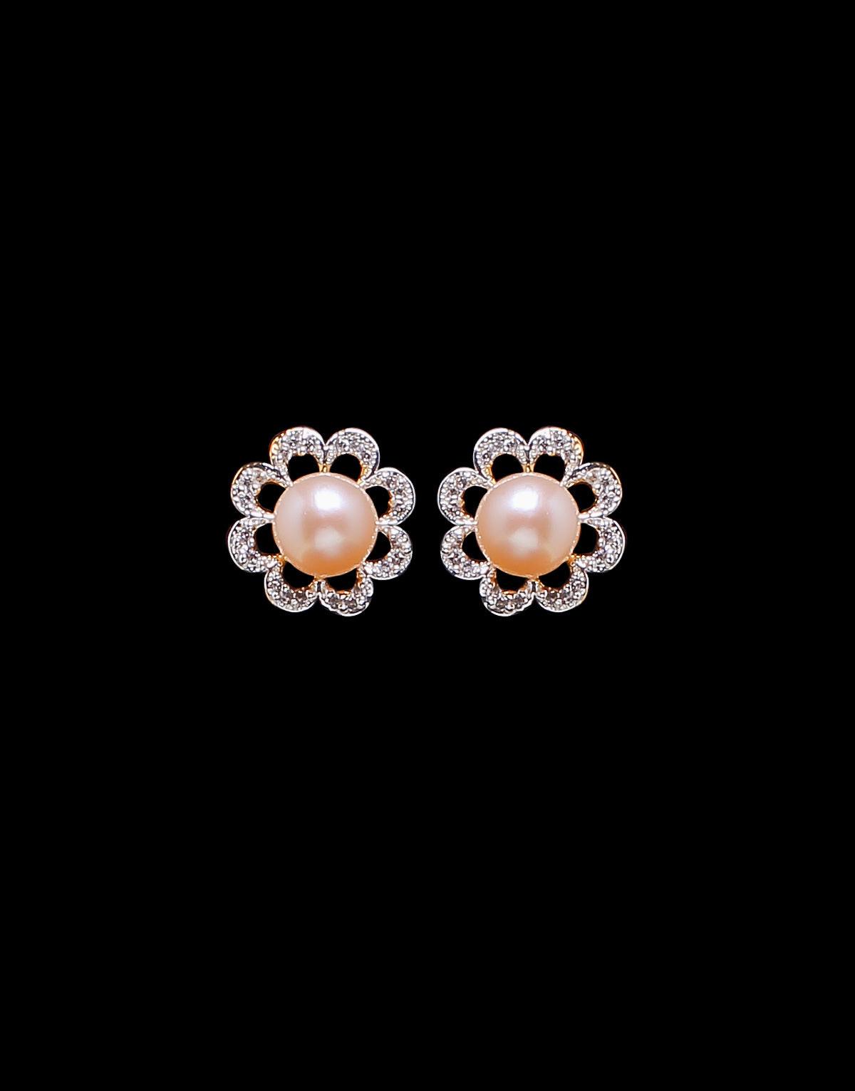 Freshwater Pearl Fancy Stud Earrings
