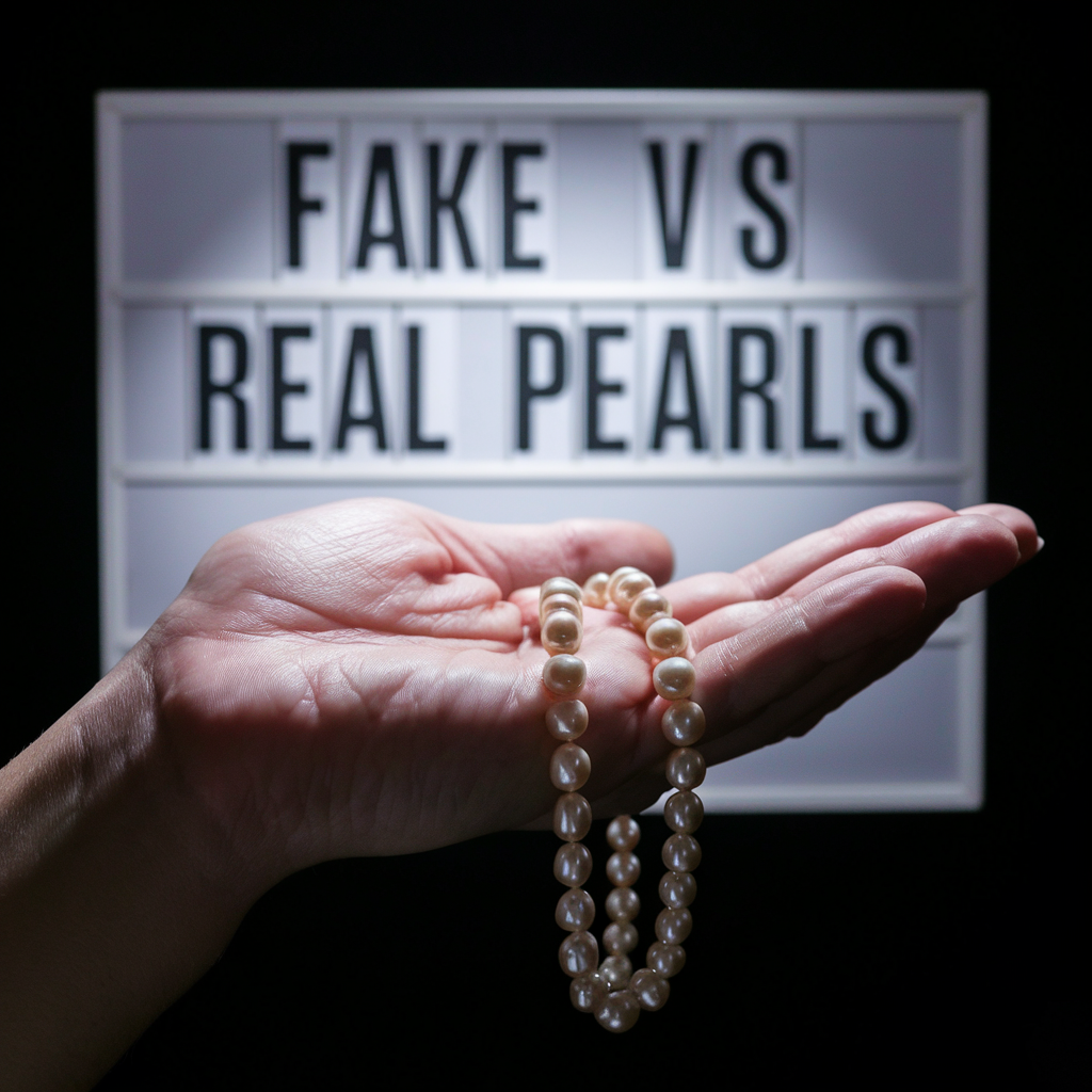 fake vs real pearls