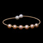 Fancy Pink Round Freshwater Pearl Bracelet