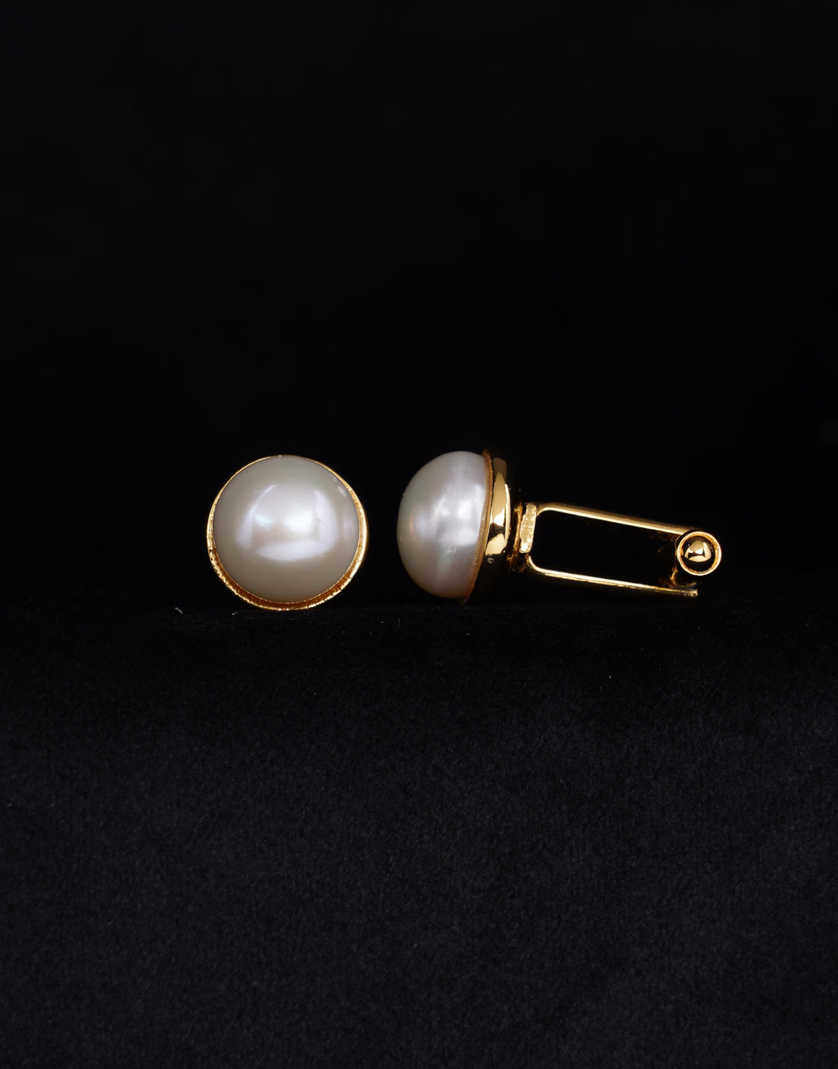 White Freshwater Pearl Cufflinks