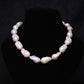 Freshwater White Baroque Pearl Necklace