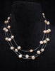 Elevate Your Style Effortlessly With A Stunning 3-Layer Freshwater Pearl Necklace