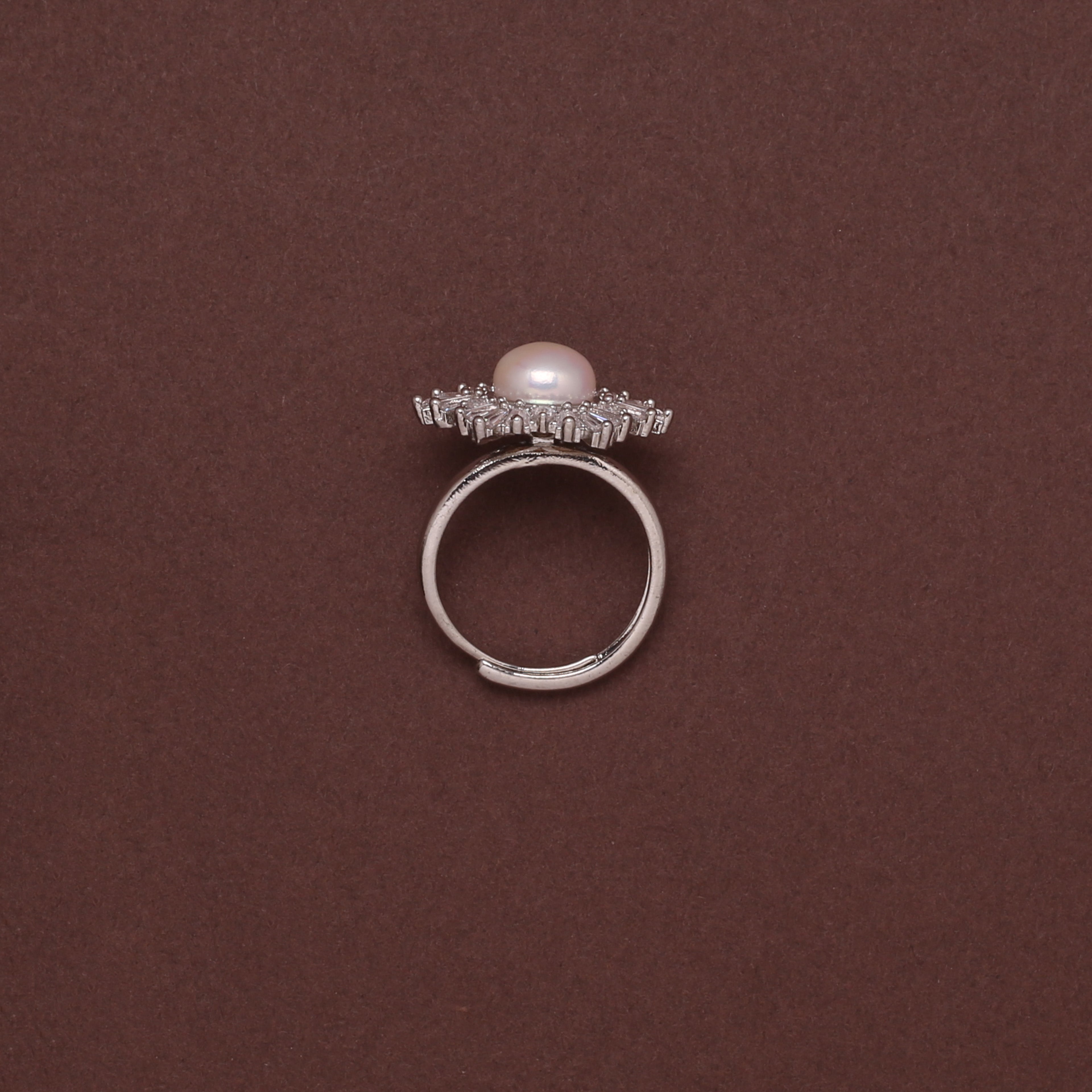 Radiant Starburst Freshwater Pearl Ring