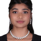 Traditional Button-Shaped Freshwater Pearl Choker Set