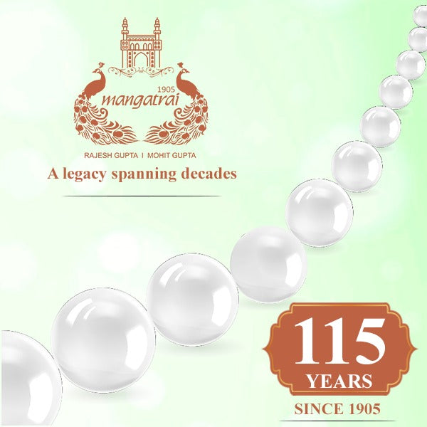 Traditional Drop-Shaped Freshwater Pearl Choker Set