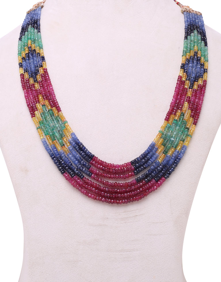 Cece Colorful Beaded Necklace | Multicolor Wood Crystal and Pisa Beads –  Shop Suey Boutique