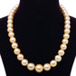 Round Natural-Color Golden South Sea Saltwater Pearl Necklace, 11.2-15.9mm – AAA Quality