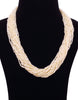 Half White Handcrafted Keshi Pearl Necklace