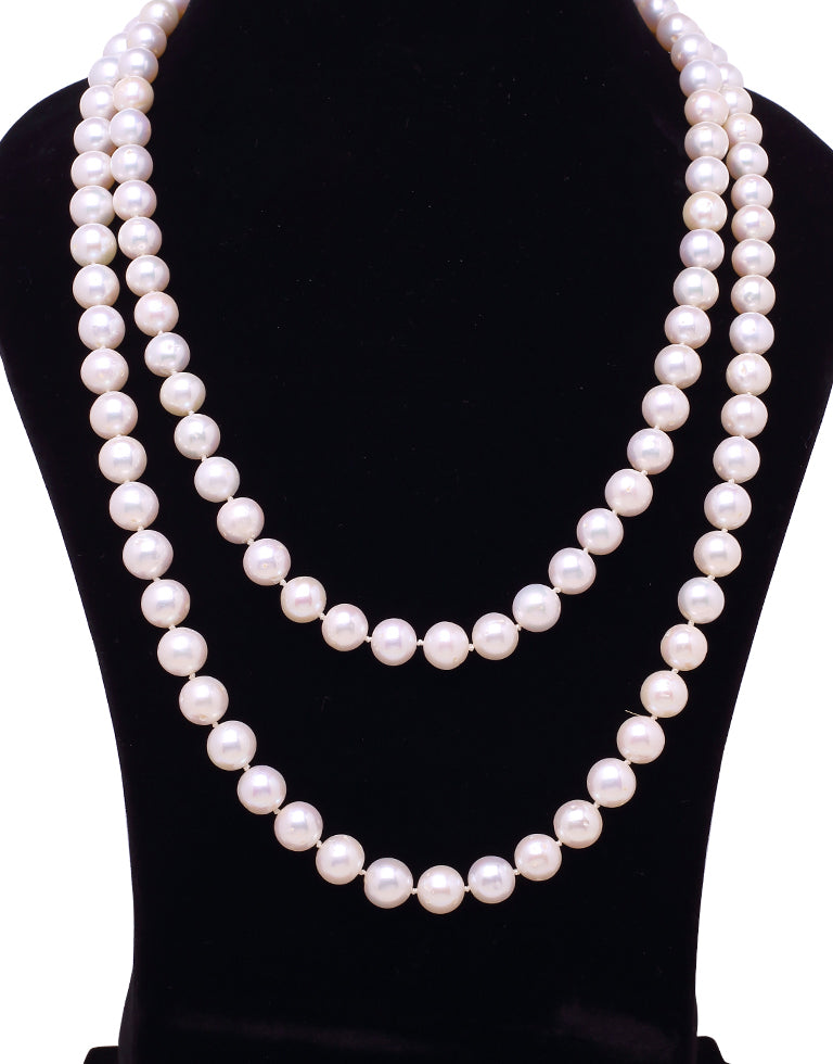 Royal White Freshwater Pearl Necklace