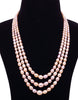 The Spectacular Multi-Color Freshwater Oval Shape Graded Pearl Necklace