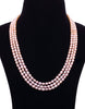 The Bright Shaded Color Freshwater Oval Shape Pearl Necklace