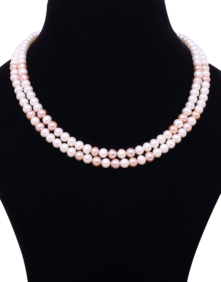 Luxurious Multi-Color Freshwater Pearl Necklace