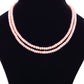 Unique Half Round Lavender Freshwater Pearl Necklace