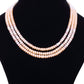 Luminous Half Round Multi-Color Freshwater Pearl Necklace